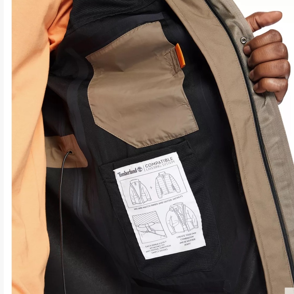 TIMBERLAND MEN'S WATERPROOF TRAVEL PARKA - Picture 10 of 13